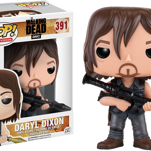 Funko: Tv: The Walking Dead: Daryl Dixon (500x500), Png Download