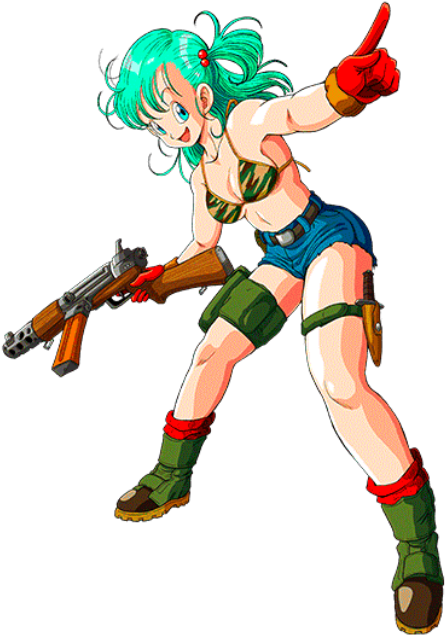 Dragon Ball Dokkan Bulma (453x640), Png Download