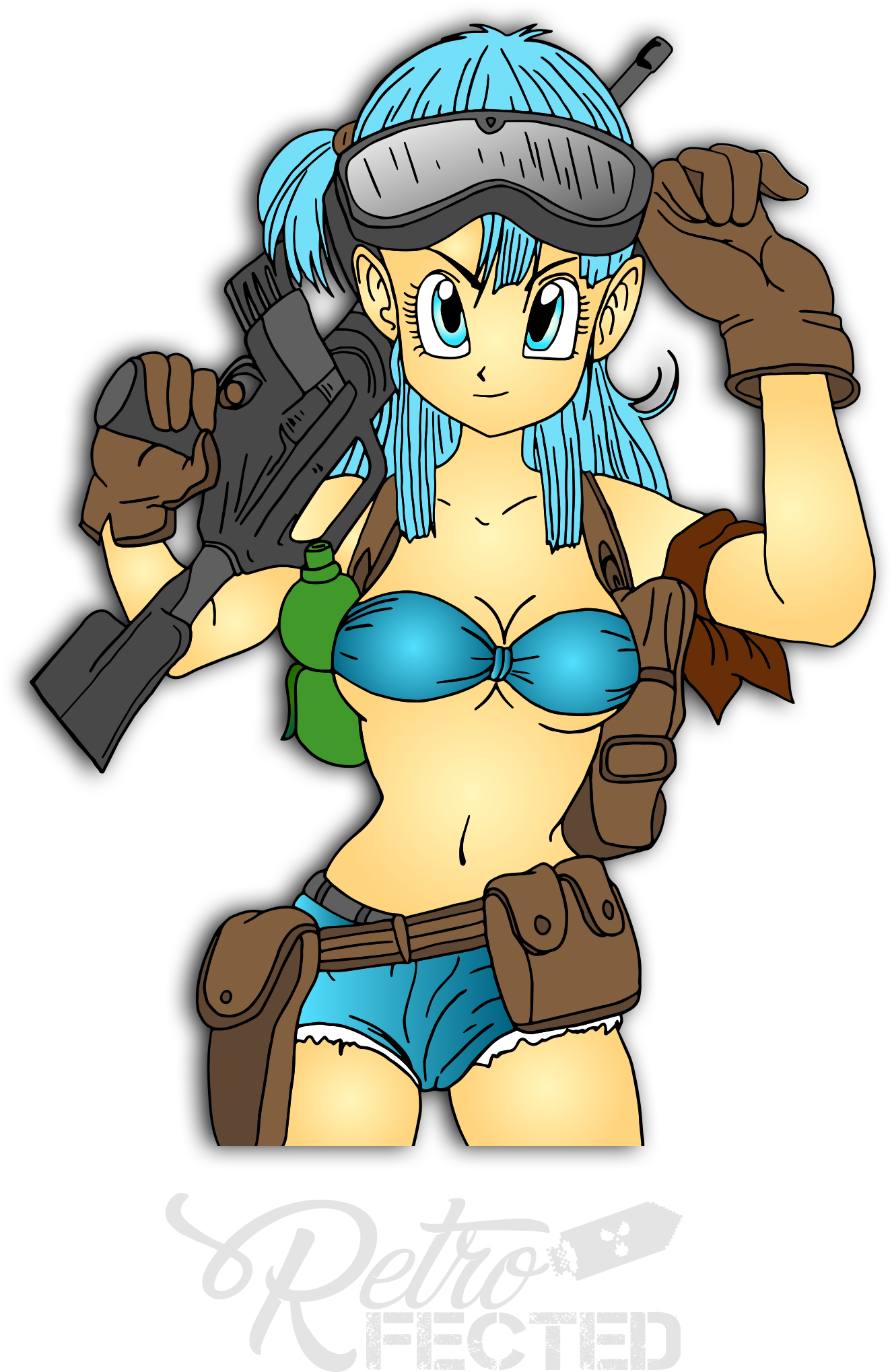 Image Of Sexy Bulma Die Cut - Bulma (2100x2100), Png Download