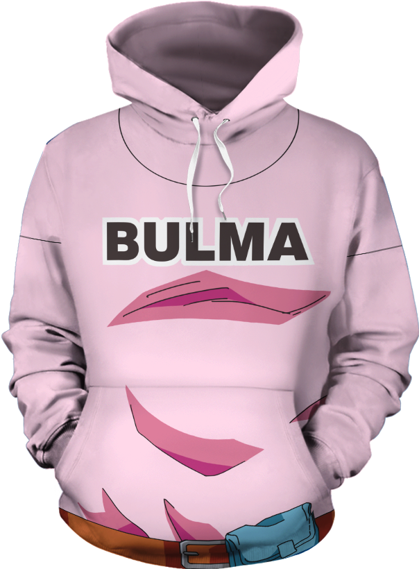 Bulma Dragon Ball Z Super Uniex Hoodie - Anime Base With Hoodie (1024x1024), Png Download