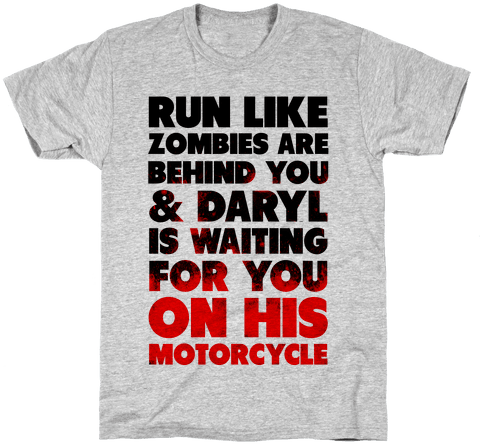 Run Like Daryl Is Waiting Mens T-shirt - Science Pun Tshirt (484x484), Png Download