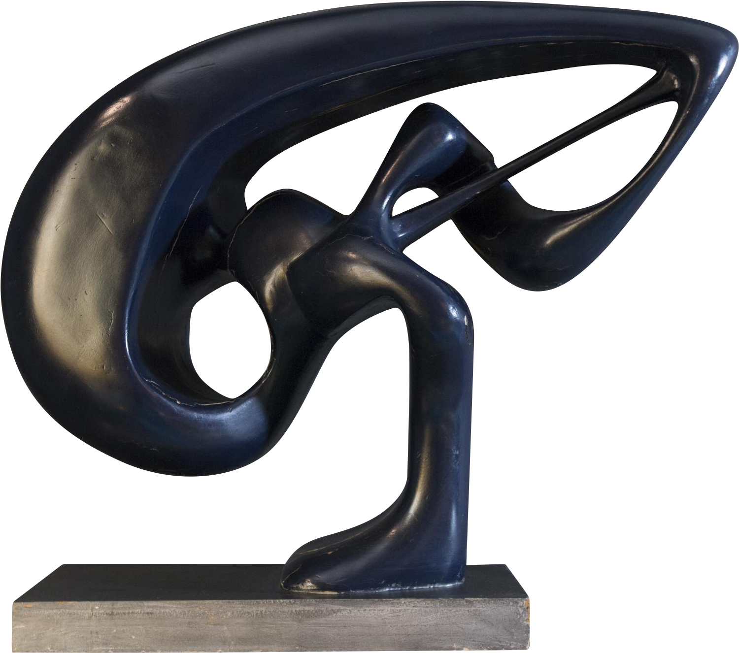 1960's French Blue Abstract Sculpture - Bronze (1499x1499), Png Download