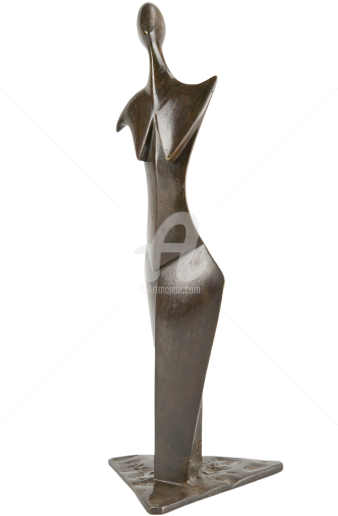 Sculpture, 20x6x4 Cm ©2017 By Madouk Traoré - - Statue (687x1200), Png Download