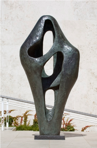 The Bronze Sculpture, Figure For Landscape, On A Stepped - Statue (938x584), Png Download