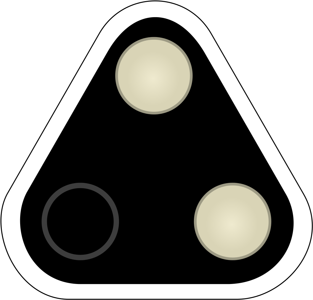 Belgium-small Stop Sign Open - Circle (1067x1024), Png Download