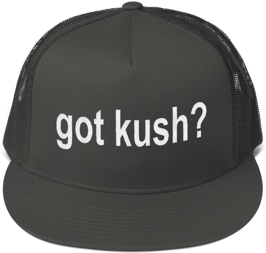 Got Kush Embroidered Trucker Style Mesh Back Snapback - Never Stop Exploring Cap (1000x1000), Png Download