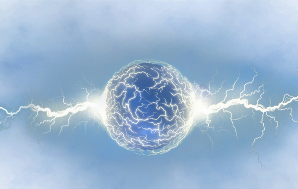 Edits Effects Lighteffects Lightning Sparks Planet - Png Image Of Electric Current (1024x1024), Png Download
