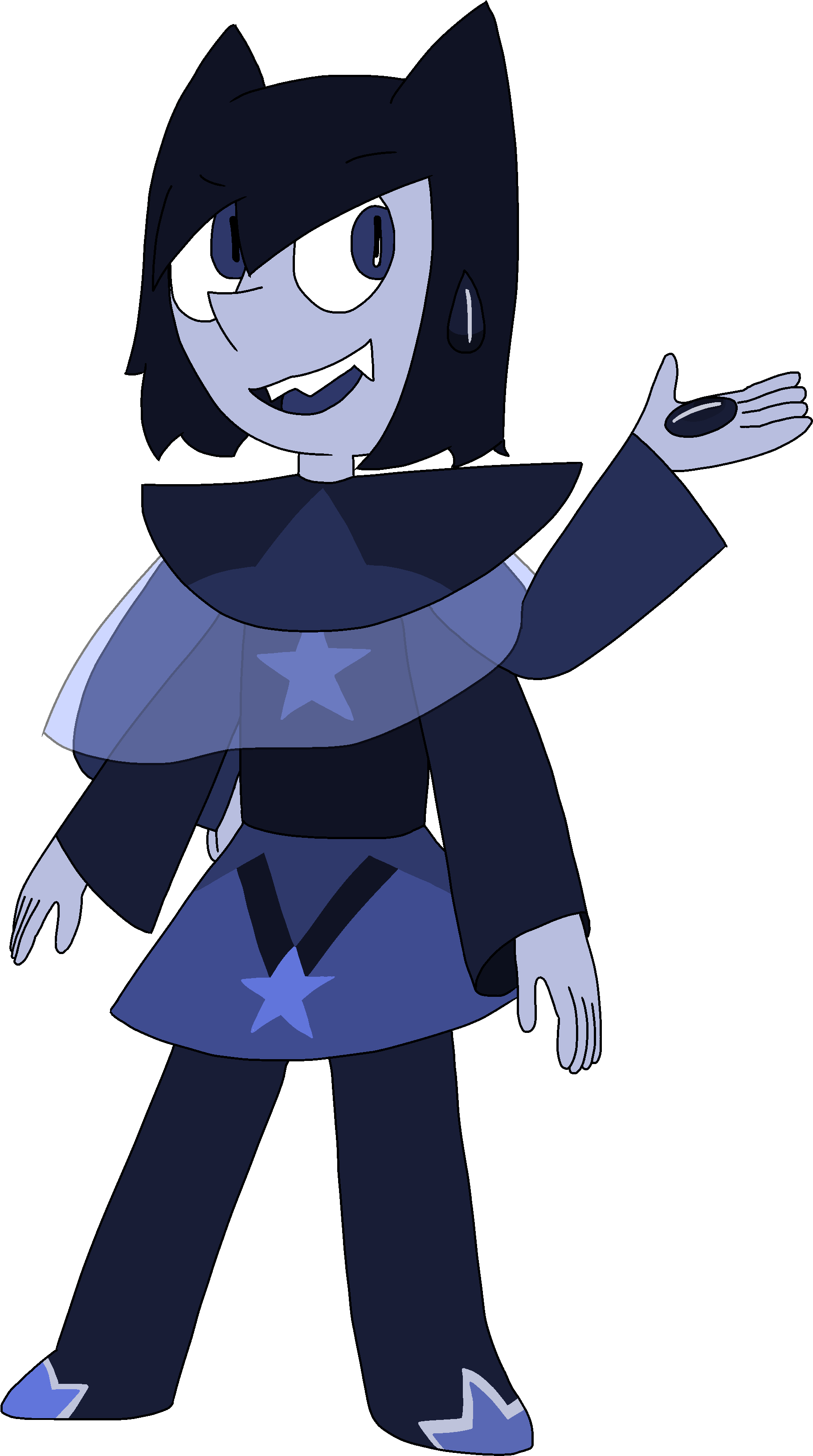 Cat's Eye Apatite New - Ninja (1885x3322), Png Download