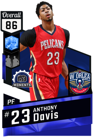 Anthony Davis Against The Nuggets On October 26th - Nba Live 18 Ultimate Team (325x475), Png Download