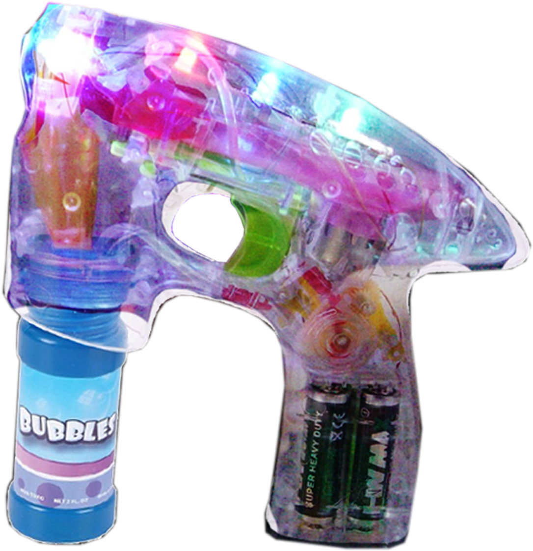 Light Up Bubble Gun Png Bubble Gun - Light Up Bubble Blower Led Gun (1199x1170), Png Download