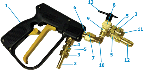 Low Volume Water Gun - Arborchem Products (625x357), Png Download