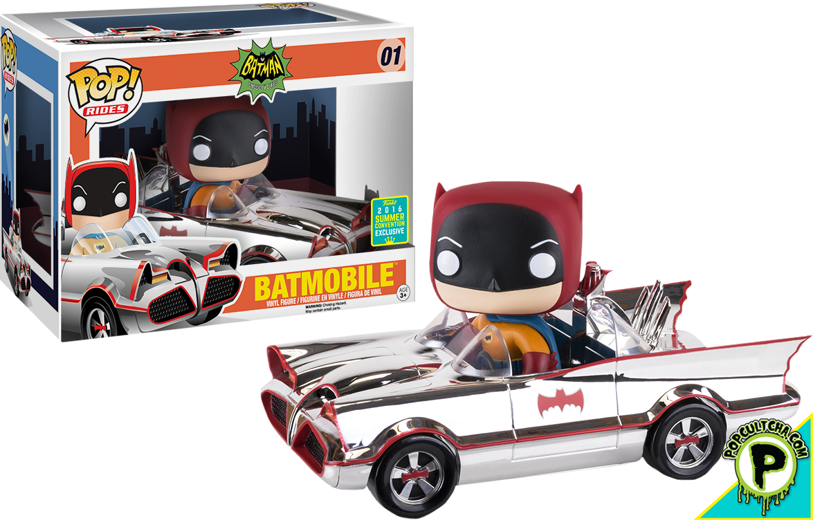 Batman - Funko Pop Chrome Batmobile (1175x752), Png Download
