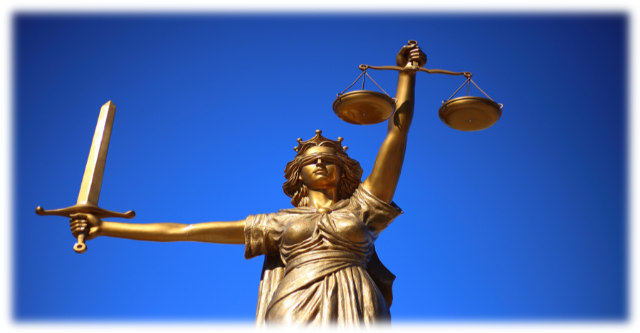 'lady Justice' By William Cho - Law (899x468), Png Download