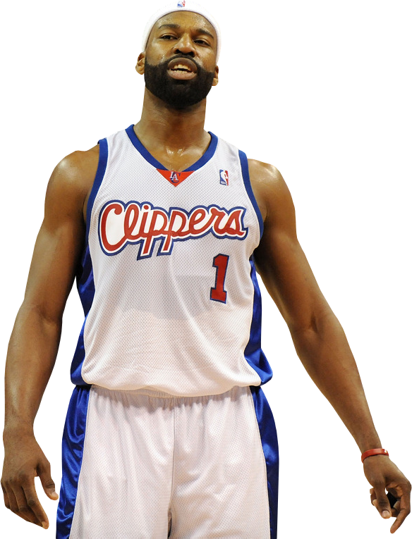 Baron Davis Photo Barondavis - Vtg#21 Darius Miles Los Angeles Clippers Champion Authentic (584x765), Png Download