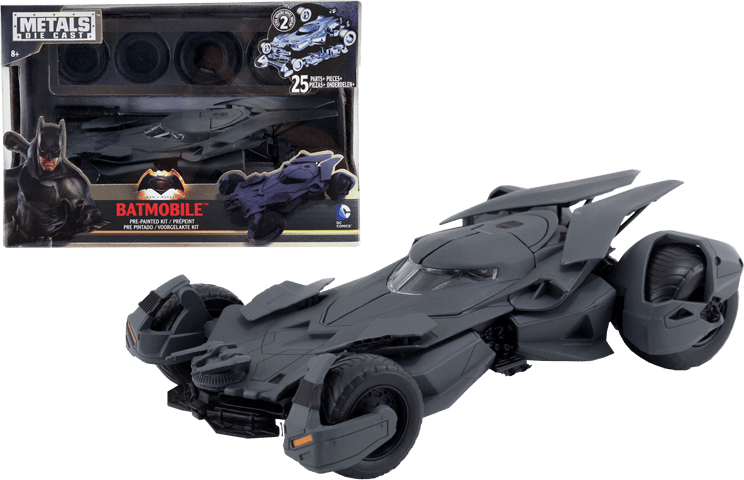 Bvs Batmoble Metals - Jada Batmobile 1 24 (744x480), Png Download