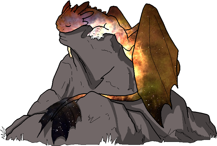 My Glorious Galaxyfury Adopted From Bubbles5498 - Angry Nightfury Base (1000x723), Png Download