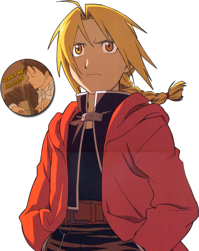 Render Edward Elric By Kuroro97 On Deviantart - Fullmetal Alchemist Edward Render (650x807), Png Download
