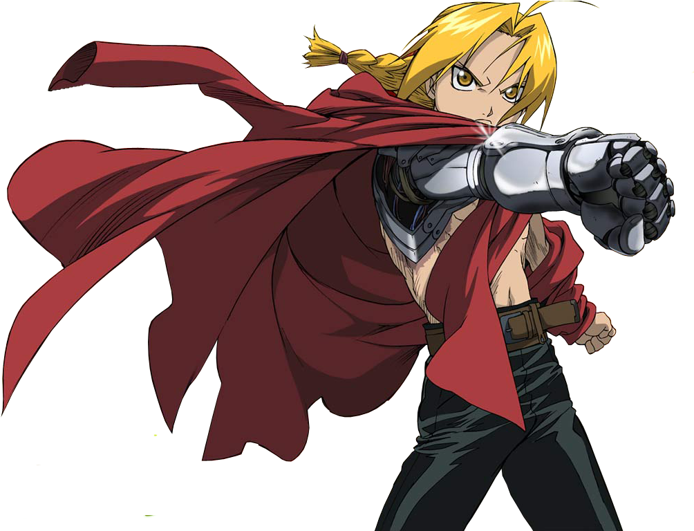 Edward Elric Alphonse Elric Winry Rockbell Fullmetal - Full Metal Edward Png (1024x768), Png Download
