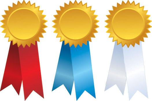 Winner Ribbon Png Clipart - Winner Ribbon (525x347), Png Download