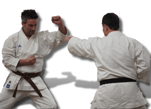 Phil Is A Former World Champion And 8th Dan Black Belt, - Karate (493x356), Png Download