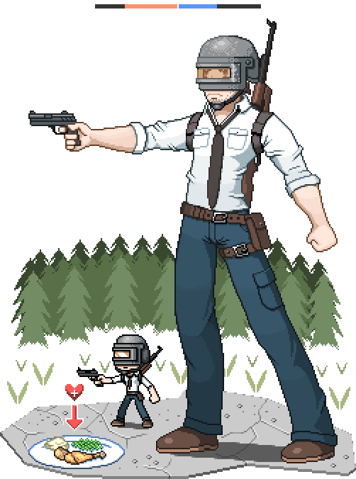 Playerunkown's Battlegrounds - Player Unknown Fan Art (502x676), Png Download