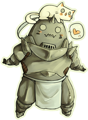 Al By ~linedup - Fullmetal Alchemist Alphonse Chibi (310x422), Png Download