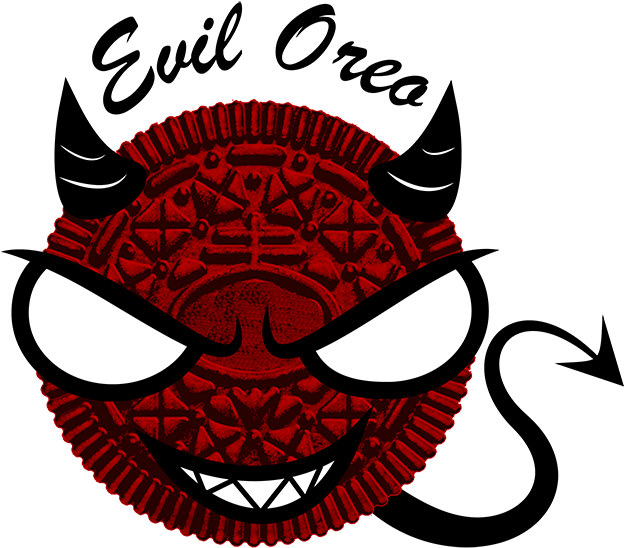 Evil Oreo (800x600), Png Download
