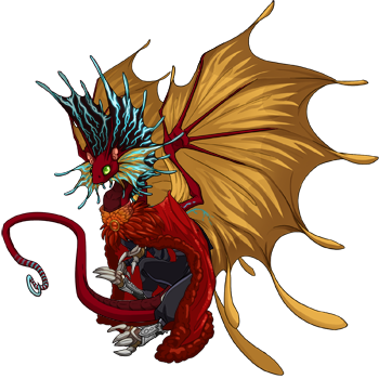 4416702 350 This Is An Edward Elric - Dragon Wearing Cloak (350x350), Png Download