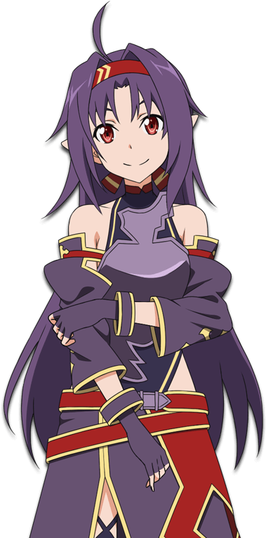 Anime Character Png - Sword Art Online Yuuki Png (803x766), Png Download