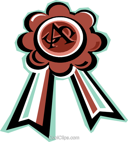 Prize Ribbon Royalty Free Vector Clip Art Illustration - Illustration (434x480), Png Download