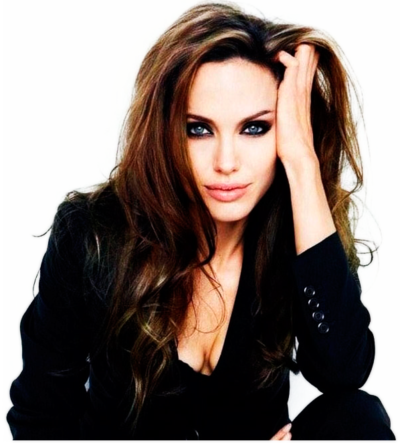 Angelina Jolie High Quality Png - Angelina Jolie Magazine Shoots (400x443), Png Download