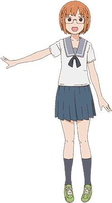 Naomi Ōzora As Chio Miyamo, A First-year High School - Chio's School Road Chio (250x495), Png Download