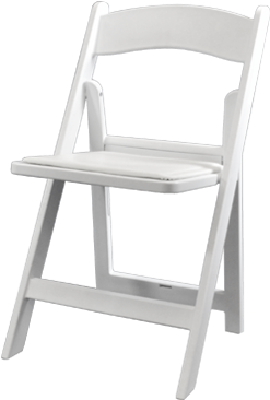 White Folding Chair Resin Uk (500x500), Png Download