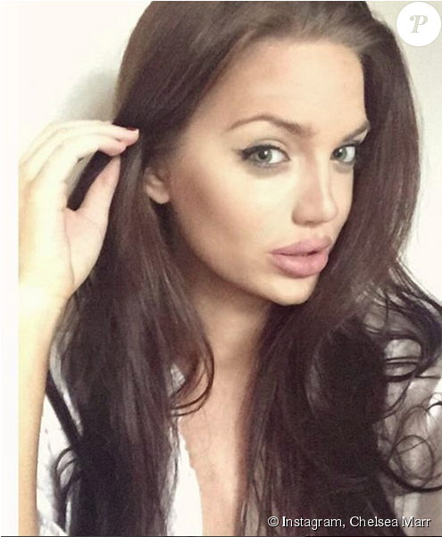 Chelsea Marr Sur Son Compte Instagram - People Who Look Like Angelina Jolie (950x601), Png Download