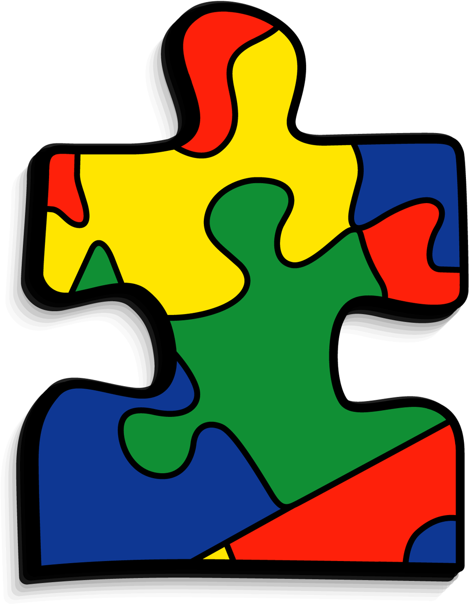 Iron On Awareness Patch - Autism Puzzle Piece Png (794x1023), Png Download