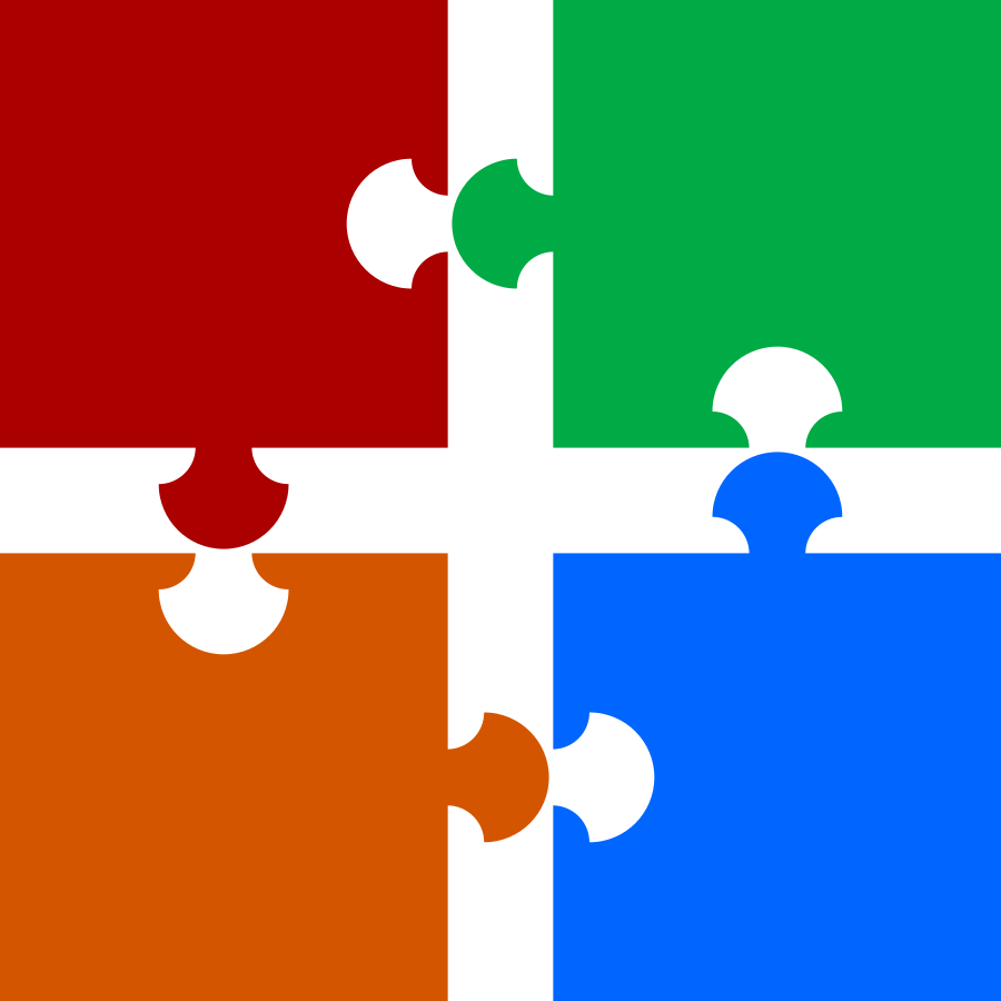 How To Set Use Puzzle Pieces Clipart (900x900), Png Download