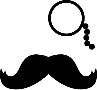 Png Transparent Download Moustache Free On Dumielauxepices - Monoculo Png (374x349), Png Download