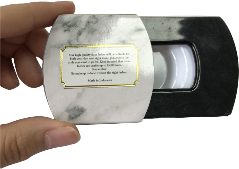 Eyelash Box Packaging, Eyelash Box Packaging Suppliers - Label (1000x1000), Png Download