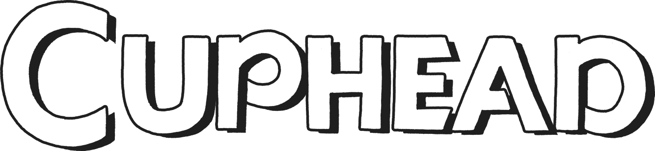 59ccb5dc67429 Cupheadxl - Line Art (1334x309), Png Download