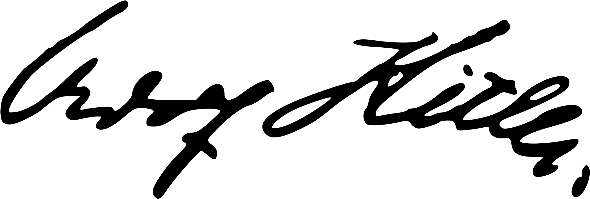 Open - Adolf Hitler Signature (2000x733), Png Download
