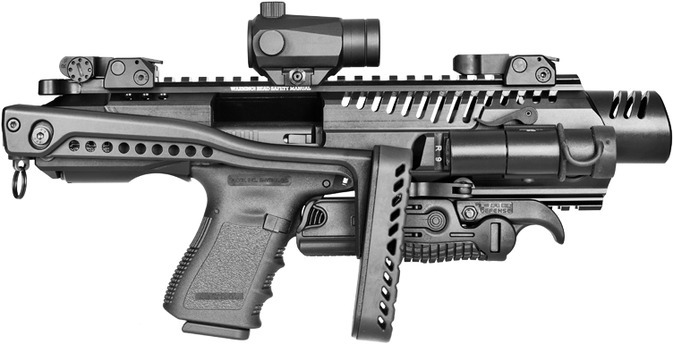 413 Kpos G2 2d Folded Closed Optimal Png - Fab Defense Pistol 2d (765x450), Png Download