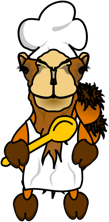 A Caricature Of A Camel's Chef - Camel Comic (406x800), Png Download
