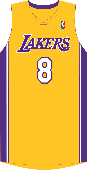 Modern Home - Kobe Bryant Los Angeles Lakers #24 Nba Youth Home Jersey (360x698), Png Download