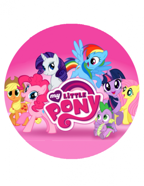 My Little Pony - My Little Pony Circle (600x600), Png Download