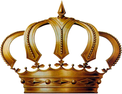 Gold King Crown Png Crown 2544 - Corona Dorada Princesa Png (400x308), Png Download