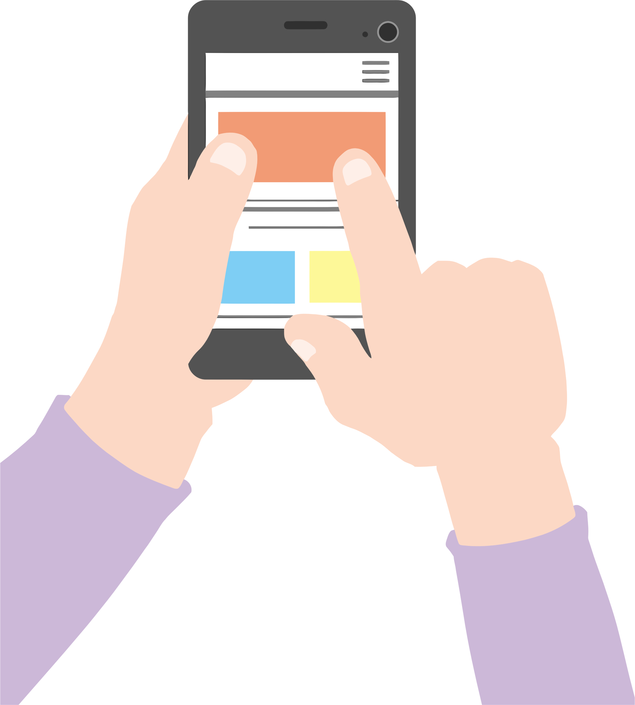 Big Image - Using Smartphone Png (2056x2284), Png Download