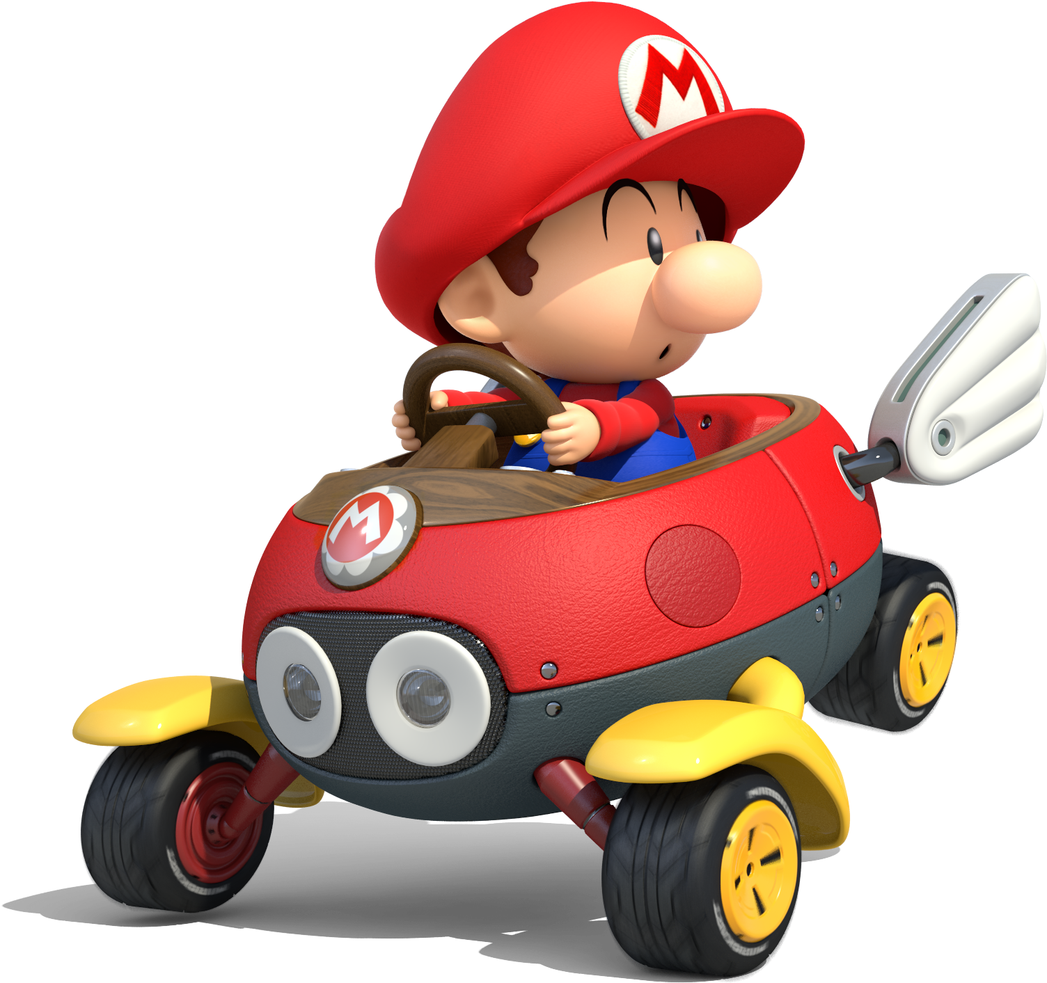 Baby Mario - Mario Kart 8 Deluxe Png (1527x1434), Png Download