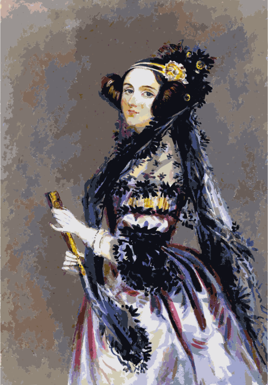 Computer Science Scientist Computer Science Woman - Ada Lovelace (523x750), Png Download