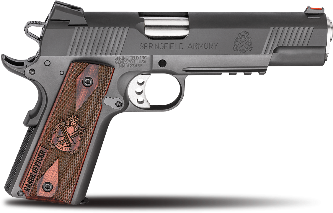 Clip Transparent Download Range Officer Mm Handgun - Springfield Range Officer 9mm (1200x782), Png Download