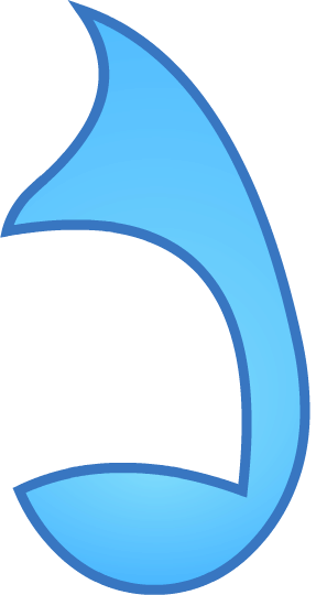 Teardrop Open Mouth Bfb - Bfb Teardrop (287x540), Png Download